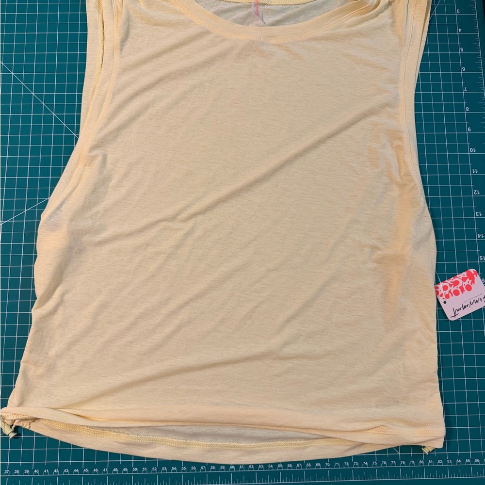 Free people - free movement -active Yellow Sleeveless Top